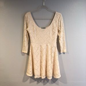 Lace skater dress
